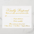 Search for gold foil rsvp cards Calligraphy