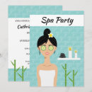 Search for spa day bridal shower invitations For her