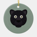 Search for black panther ornaments wildlife