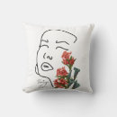 Search for line drawing pillows Flowers