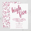 Search for high five birthday invitations Modern