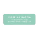 Search for chic stylish typography return address labels Minimal