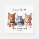 Search for cat wedding napkins Minimalist