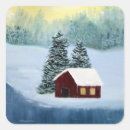Search for peaceful scene stickers Winter