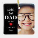 Search for worlds best dad ornaments Happy fathers day