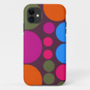 Recherche de points multicolores iphone coques Motif