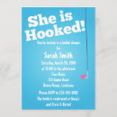 Search for fish hook invitations Blue