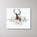 Search for deer stag canvas prints Vintage