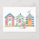 Recherche de de bord de la mer cartes postales Illustration