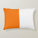 Search for modern orange pillows Orange and white