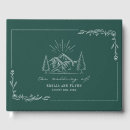 Recherche de mountain wedding guest books Rustique