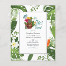 Search for tiki shower invitations Tropical