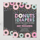 Search for doughnut baby shower invitations Doughnuts and diapers