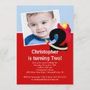 Search for boy 2nd birthday invitations Firefighter