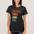 Search for 77th birthday tshirts Years