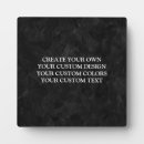 Recherche de noir et blanc plaques Créer votre propre