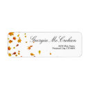 Search for autumn return address labels Bridal shower