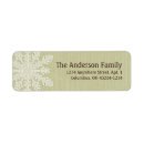 Search for winter season return address labels Cute