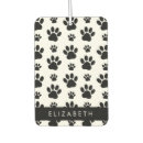 Search for black and white cat car accessories Pattern of paws