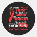 Search for blood cancer stickers Awareness
