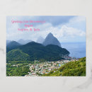 Search for st lucia postcards Pitons