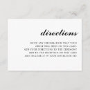 Search for direction wedding enclosure cards Typography