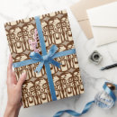 Search for tiki wrapping paper Pattern