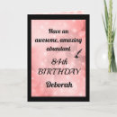 Search for 84th birthday cards For her