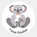 Search for aussie wildlife stickers Koala
