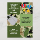 Recherche de camouflage birthday invitations Garçons
