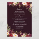 Search for marsala wedding invitations Watercolor