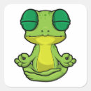 Search for yoga frog stickers Funny