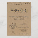 Search for kraft paper birthday invitations Rustic