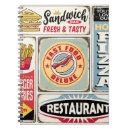 Search for restaurant notebooks Background