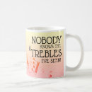 Search for music joke mugs Treble clef