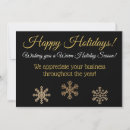 Search for thank you business holiday cards Black