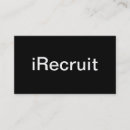 Search for recruitment business cards Recruiting