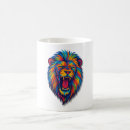Search for lion painting mugs Hand painted