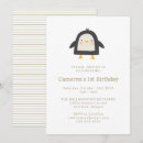 Search for penguin birthday invitations Arctic animal
