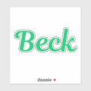 Search for beck Green
