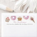 Search for cupcakes return address labels Birthday