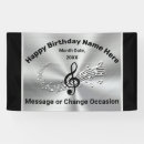 Search for music birthday banners Black