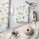 Search for christmas doodle wrapping paper Red