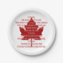 Recherche de canadien assiettes en papier Fête du canada