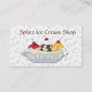 Recherche de magasin de crème glacée cartes visite Restaurant