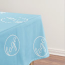 Search for blue light tablecloths Pattern