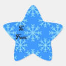 Recherche de blue snowflake autocollants Flocons de neige
