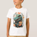 Search for dino kids tshirts Watercolor
