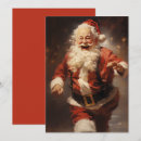 Recherche de 1950s christmas cards Santa claus