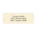 Search for champagne return address labels Simple